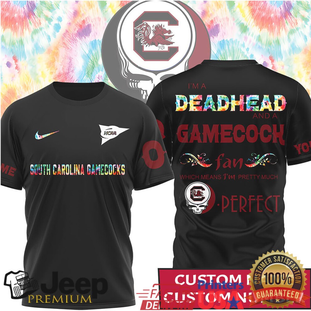 Personalized South Carolina Gamecocks Deadhead Fan Sport T Shirt Personalized South Carolina Gamecocks Deadhead Fan Sport T Shirt