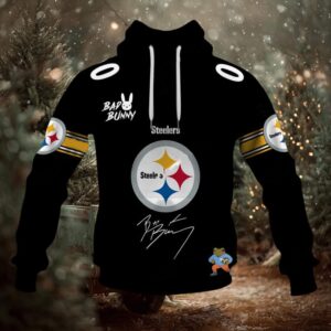 Personalized Steelers Bad Bunny Bowl LX 2026 Official Hoodie