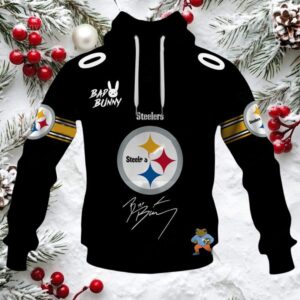 Personalized Steelers Bad Bunny Bowl LX 2026 Official Hoodie