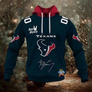 Personalized Texans Bad Bunny Bowl LX 2026 Official Hoodie