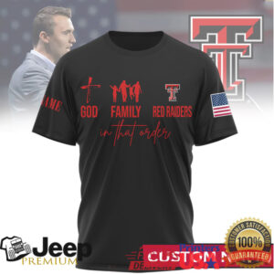 Personalized Texas Tech Red Raiders God Family Country Fan T Shirt