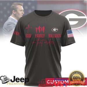 Personalized University of Georgia Bulldogs God Family Team Spirit Tee Personalized University of Georgia Bulldogs God Family Team Spirit Tee