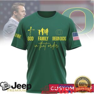 Personalized University of Oregon Ducks God Family Oregon Green Tee Personalized University of Oregon Ducks God Family Oregon Green Tee