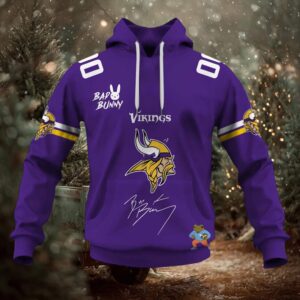 Personalized Vikings Bad Bunny Bowl LX 2026 Official Hoodie