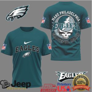 Philadelphia Eagles Grateful Dead “Make Philadelphia Grateful Again” T Shirt