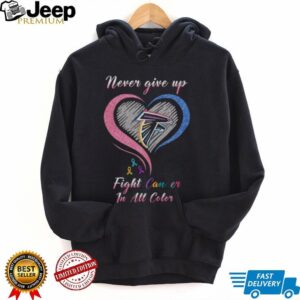 Philadelphia Eagles Never Give Up Fight Cancer In All Colors Shirt