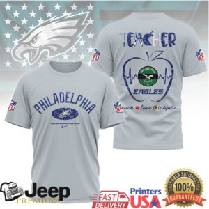 Philadelphia Eagles Nfl Teacher Appreciation Teach Love Inspire Shirt Philadelphia Eagles Nfl Teacher Appreciation Teach Love Inspire Shirt