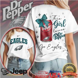Philadelphia Eagles Official NFL Dr Pepper Fan 3D Shirt Philadelphia Eagles Official NFL Dr Pepper Fan 3D Shirt