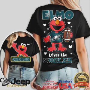 Philadelphia Eagles Official NFL Elmo Fan 3D Shirt Philadelphia Eagles Official NFL Elmo Fan 3D Shirt