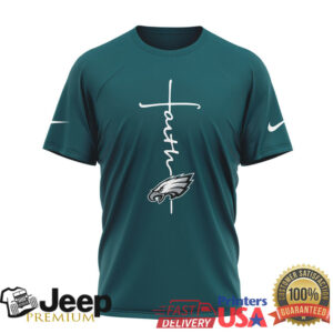 Philadelphia Eagles Official NFL Faith Over Fear 3D Shirt