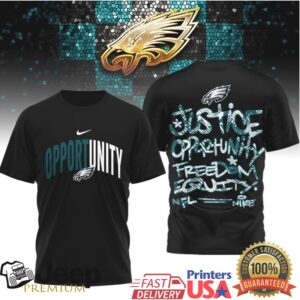 Philadelphia Eagles Official NFL Inspire Change Opportunity 3D Shirt