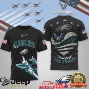 Philadelphia Eagles Official NFL US Air Force 3D Shirt Philadelphia Eagles Official NFL US Air Force 3D Shirt