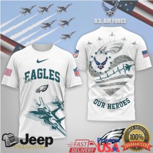 Philadelphia Eagles Official NFL US Air Force 3D Shirt