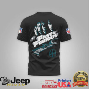 Philadelphia Eagles Official NFL x Fast And Furious 3D Shirt Philadelphia Eagles Official NFL x Fast And Furious 3D Shirt