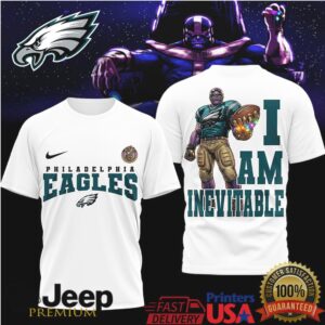 Philadelphia Eagles Thanos Inevitable Tshirt