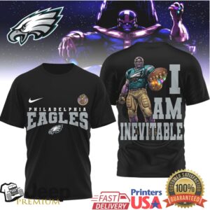 Philadelphia Eagles Thanos Inevitable Tshirt
