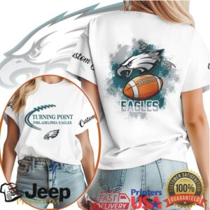 Philadelphia Eagles Turning Point Football T Shirt Fly Eagles Fly Graphic Philadelphia Eagles Turning Point Football T Shirt Fly Eagles Fly Graphic
