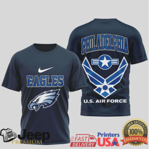 Philadelphia Eagles Us Air Force Military Tshirt Philadelphia Eagles Us Air Force Military Tshirt