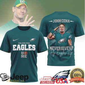 Philadelphia EaglesOfficial NFL John Cena Fan 3D Shirt Philadelphia EaglesOfficial NFL John Cena Fan 3D Shirt