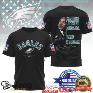 Philadelphia EaglesOfficial NFL Martin Luther King JR. Day 3D Shirt