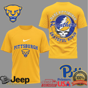 Pittsburgh Panthers Official NCAA Grateful Game Day 3D Shirt