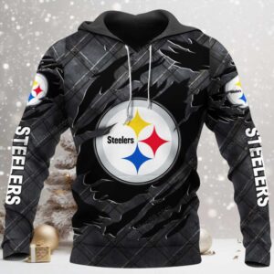 Pittsburgh Steelers Black Metal 2026 Official Hoodie