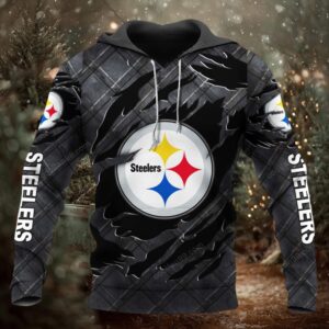 Pittsburgh Steelers Black Metal 2026 Official Hoodie