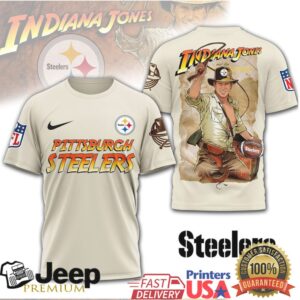 Pittsburgh Steelers Indiana Jones Nfl Action Adventure Shirt