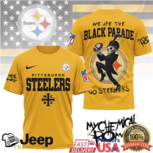 Pittsburgh Steelers My Chemical Romance Black Parade T Shirt