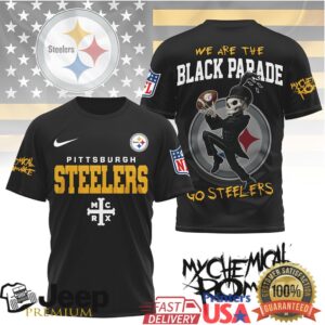 Pittsburgh Steelers My Chemical Romance Black Parade T Shirt