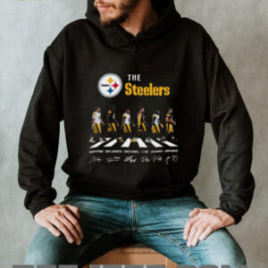 Pittsburgh Steelers NFL Player Cross The Road Signature T Shirt