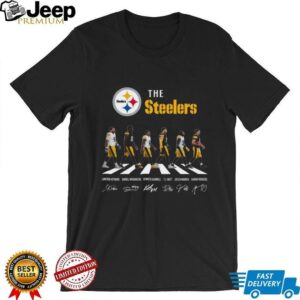 Pittsburgh Steelers NFL Player Cross The Road Signature T Shirt