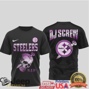 Pittsburgh Steelers Official NFL DJ Screw 3D Shirt