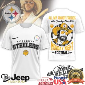 Pittsburgh Steelers Official NFL Hank Williams Jr. 3D Shirt