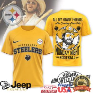 Pittsburgh Steelers Official NFL Hank Williams Jr. 3D Shirt