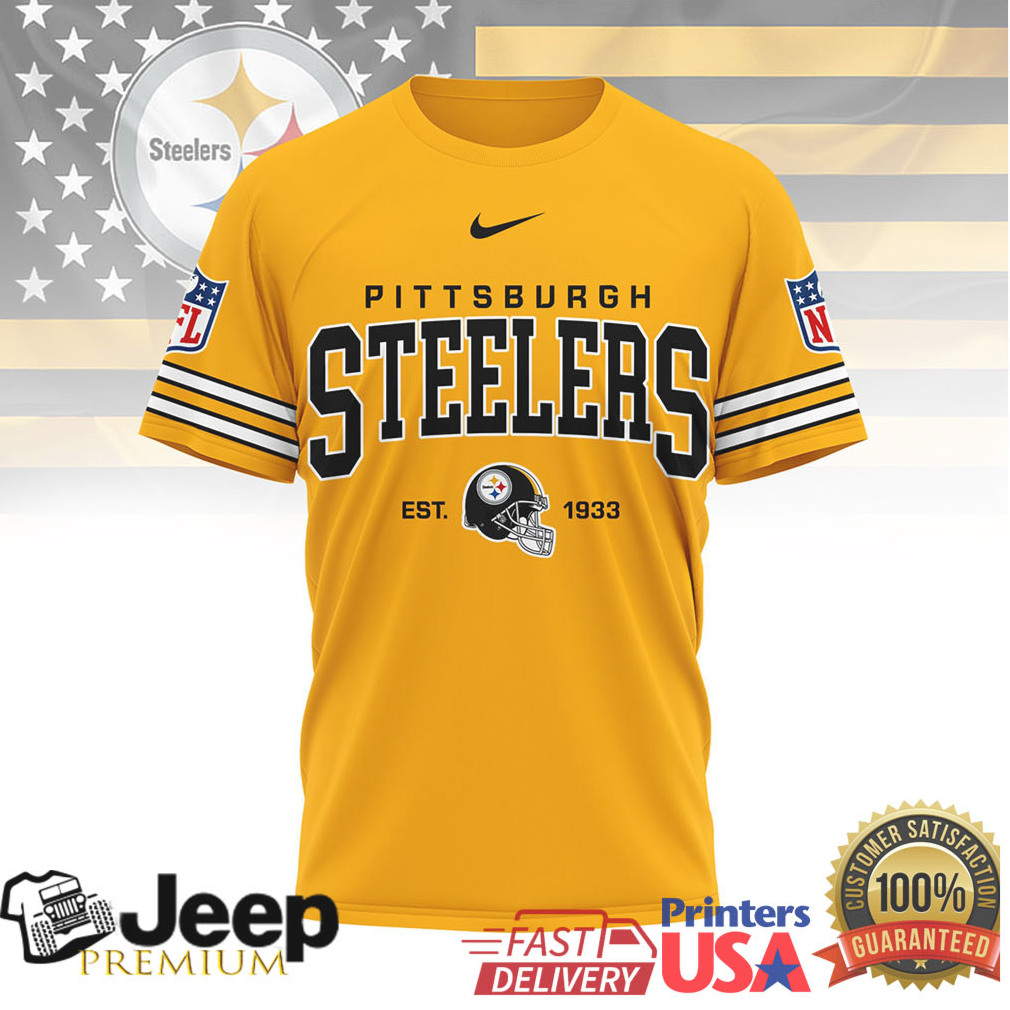 Pittsburgh Steelers Official NFL Heritage 3D Shirt Pittsburgh Steelers Official NFL Heritage 3D Shirt