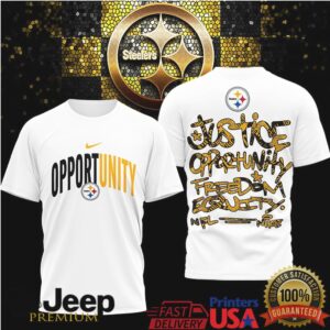 Pittsburgh Steelers Official NFL Inspire Change Opportunity 3D Shirt Pittsburgh Steelers Official NFL Inspire Change Opportunity 3D Shirt
