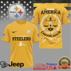 Pittsburgh Steelers Official NFL Make America Lawful Again 3D Shirt Pittsburgh Steelers Official NFL Make America Lawful Again 3D Shirt