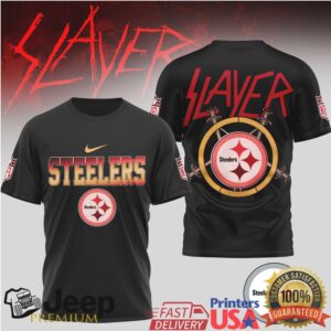 Pittsburgh Steelers Official NFL Slayer 3D Shirt Pittsburgh Steelers Official NFL Slayer 3D Shirt