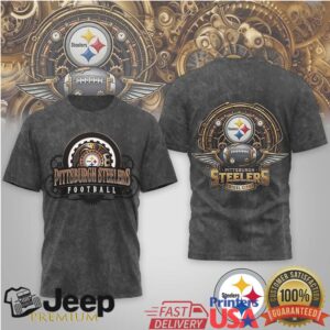 Pittsburgh Steelers Official NFL Steampunk T shirt