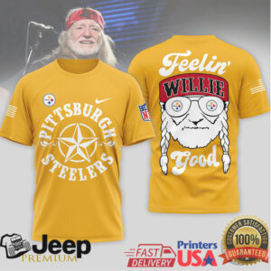 Pittsburgh Steelers Official NFL Willie Nelson 3D Shirt Pittsburgh Steelers Official NFL Willie Nelson 3D Shirt