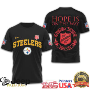 Pittsburgh Steelers Salvation Army “Hope Is On The Way” T Shirt Pittsburgh Steelers Salvation Army “Hope Is On The Way” T Shirt
