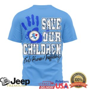 Pittsburgh Steelers Save Our Children End Human Trafficking Tee