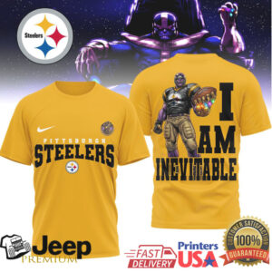 Pittsburgh Steelers Thanos Inevitable Tshirt Pittsburgh Steelers Thanos Inevitable Tshirt