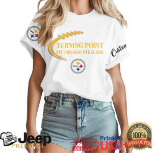 Pittsburgh Steelers Turning Point Football Tee Custom Go Steelers Graphic