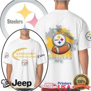 Pittsburgh Steelers Turning Point Football Tee Custom Go Steelers Graphic