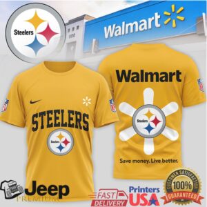 Pittsburgh Steelers x Walmart Spark Logo Mashup T Shirt