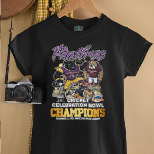 Prairie View A&M Panthers Mascot Cricket Celebration Bowl Champions Dec 13 2025 T shirt Prairie View A&M Panthers Mascot Cricket Celebration Bowl Champions Dec 13 2025 T shirt
