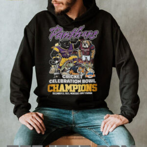 Prairie View A&M Panthers Mascot Cricket Celebration Bowl Champions Dec 13 2025 T shirt