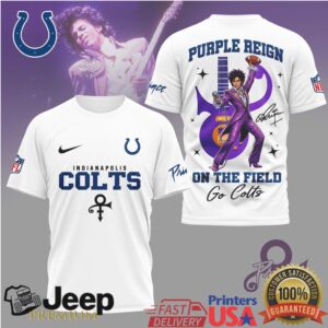 Prince Purple Reign Indianapolis Colts Football Tribute T Shirt